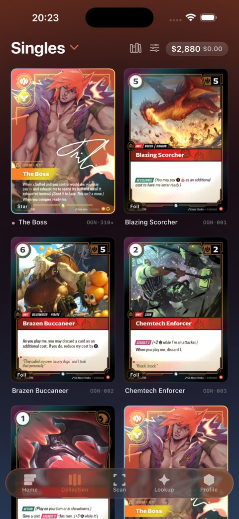 Foil collection